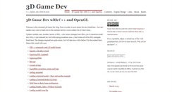 Desktop Screenshot of gamedev.dlivingstone.com