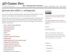 Tablet Screenshot of gamedev.dlivingstone.com